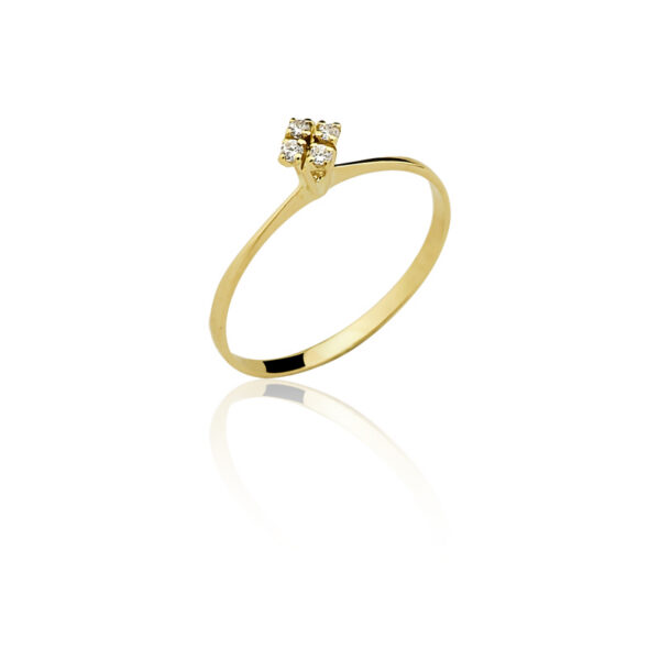 Anel Ouro maciço C1 (chuveiro)