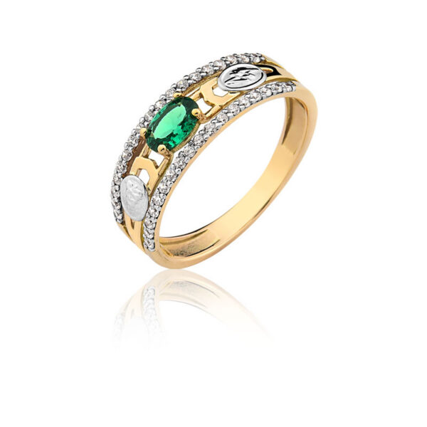 Anel de formatura Ouro maciço C129 (FISIOTERAPIA)