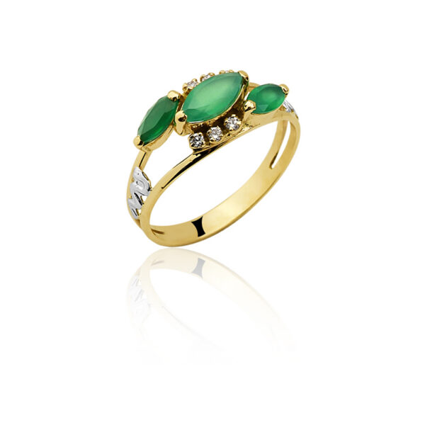 Anel de formatura Ouro maciço C52 (MEDICINA)