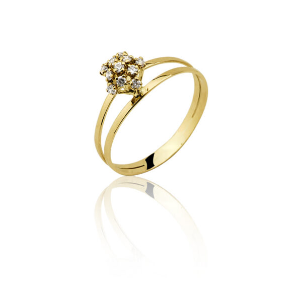 Anel Ouro maciço C8 (chuveiro)