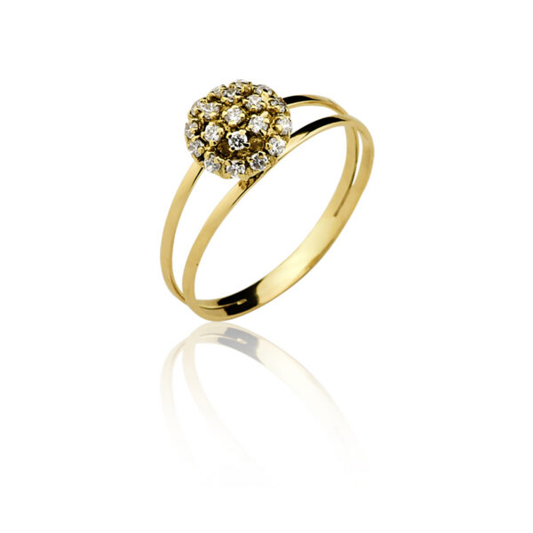 Anel Ouro maciço C9 (chuveiro)