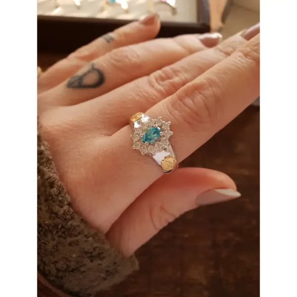 Anel de Economia em prata 950