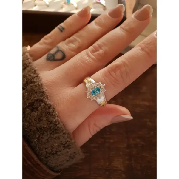 Anel de Economia em prata 950