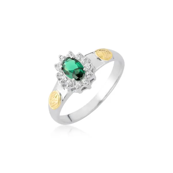 Anel de Fisioterapia em prata 950