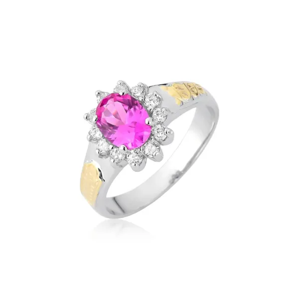 Anel de Ciências Contábeis em prata 950