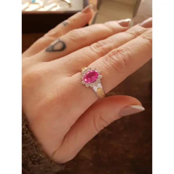 Anel de Ciências Contábeis em prata 950