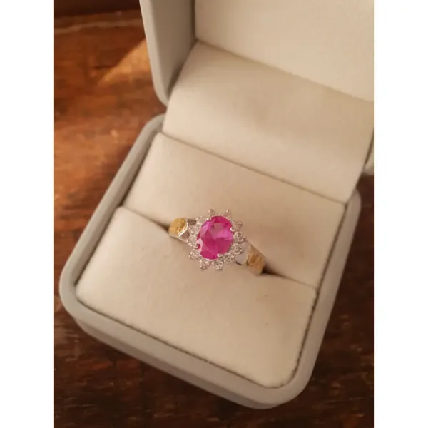 Anel de Ciências Contábeis em prata 950