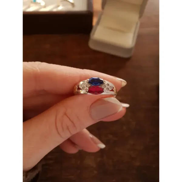 Anel de Direito e Administração em prata 950