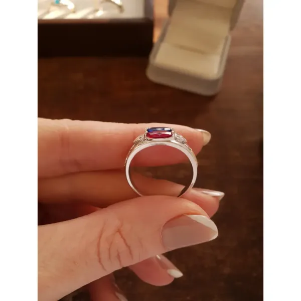 Anel de Direito e Administração em prata 950