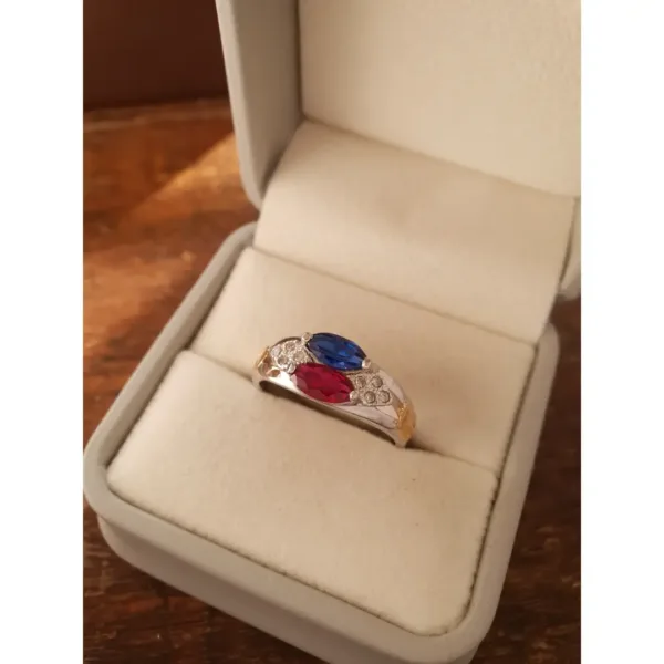 Anel de Direito e Administração em prata 950