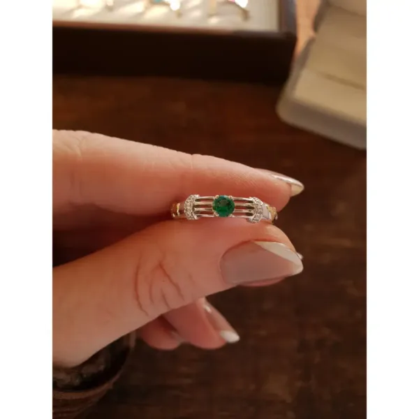 Anel de Educação Física em prata 950