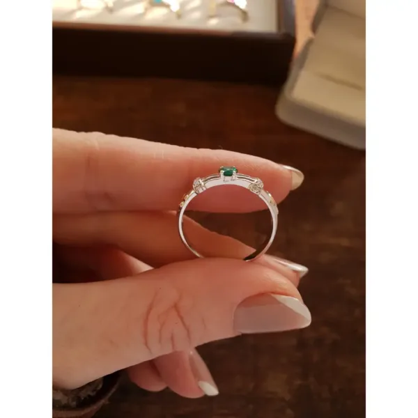 Anel de Educação Física em prata 950