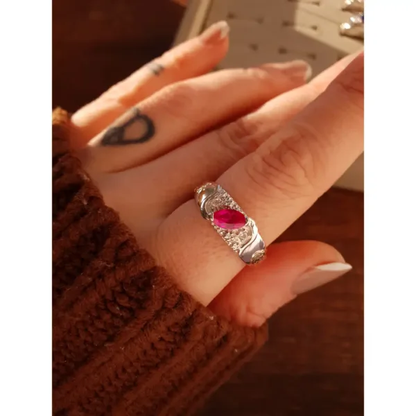 Anel de Ciências Contábeis em prata 950