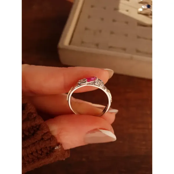 Anel de Ciências Contábeis em prata 950