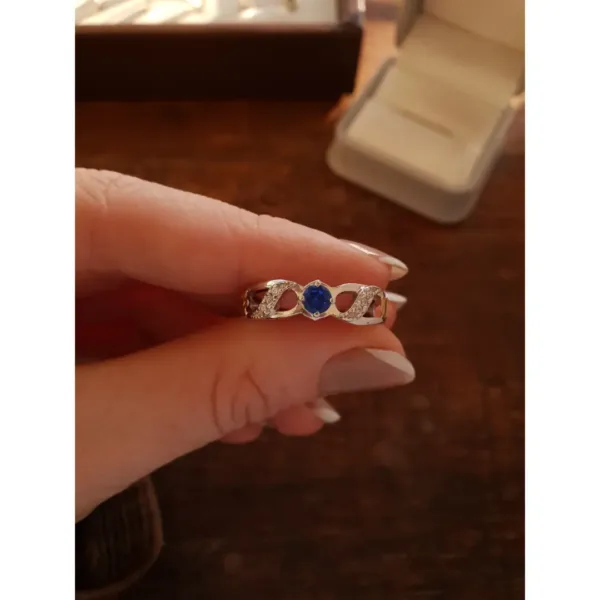 Anel de Análise em Sistemas em prata 950