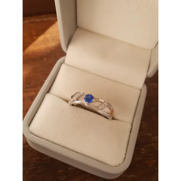 Anel de Análise em Sistemas em prata 950