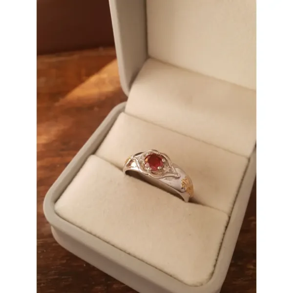 Anel de Odontologia em prata 950