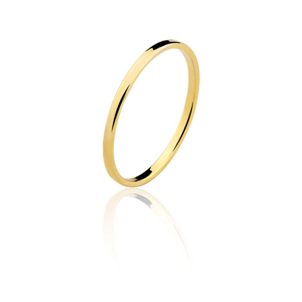 Par de aliança Ouro maciço CN11 (1,5mm)