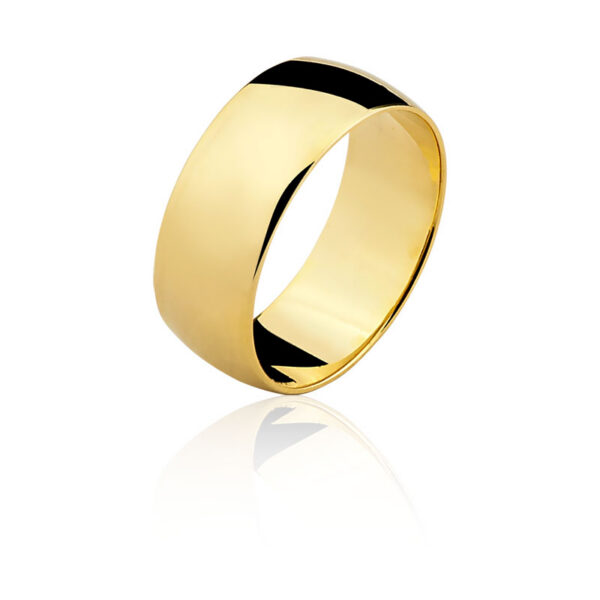 Aliança unidade Ouro maciço CN28 (7,7mm)
