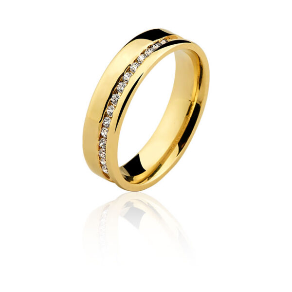Par de aliança Ouro maciço CN51 (5,5mm)