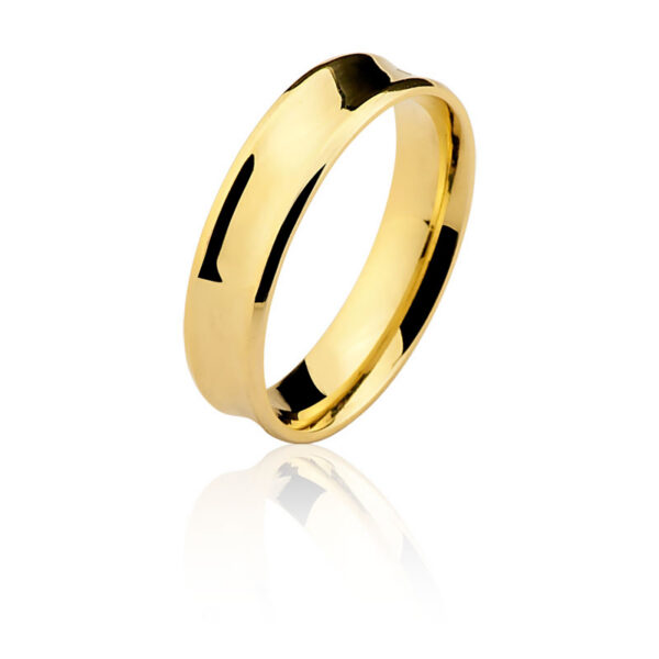 Par de aliança Ouro maciço CN62 (5,5mm)