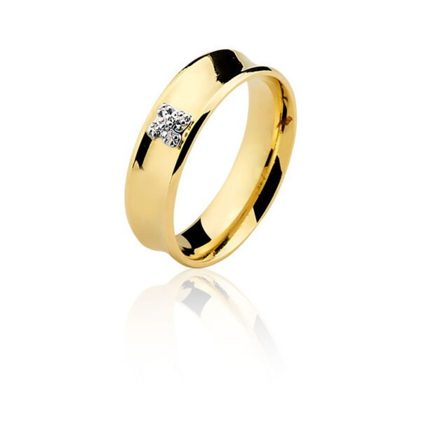 Par de aliança Ouro maciço CN64 (5,5mm)