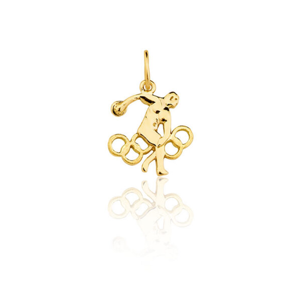 Pingente de formatura Ouro maciço CT08 (EDUCAÇÃO FÍSICA)