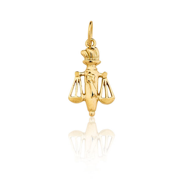 Pingente de formatura Ouro maciço CT25 (ASSISTENTE SOCIAL)