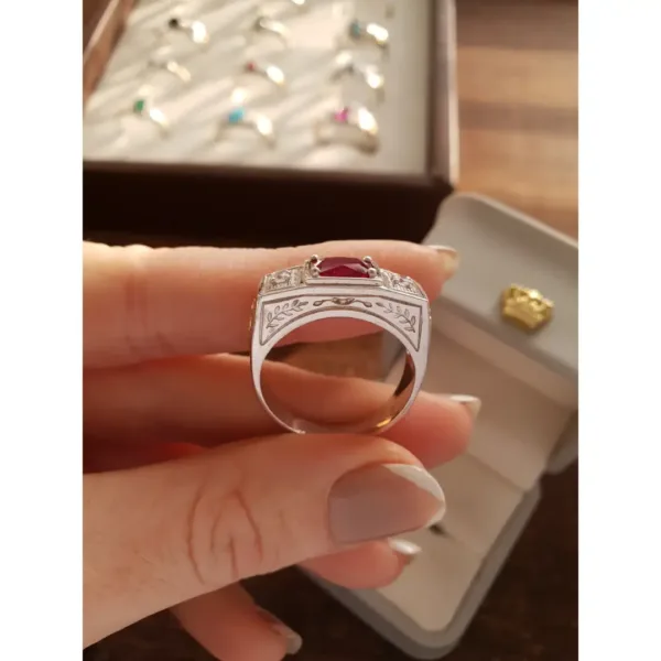 Anel masculino de prata