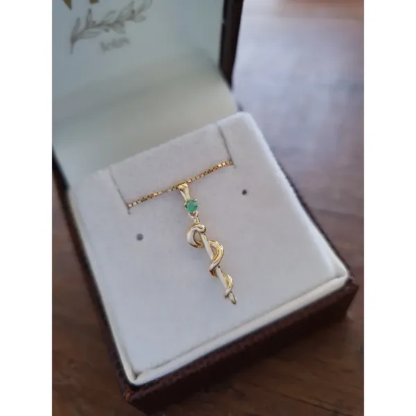 Pingente de medicina em ouro