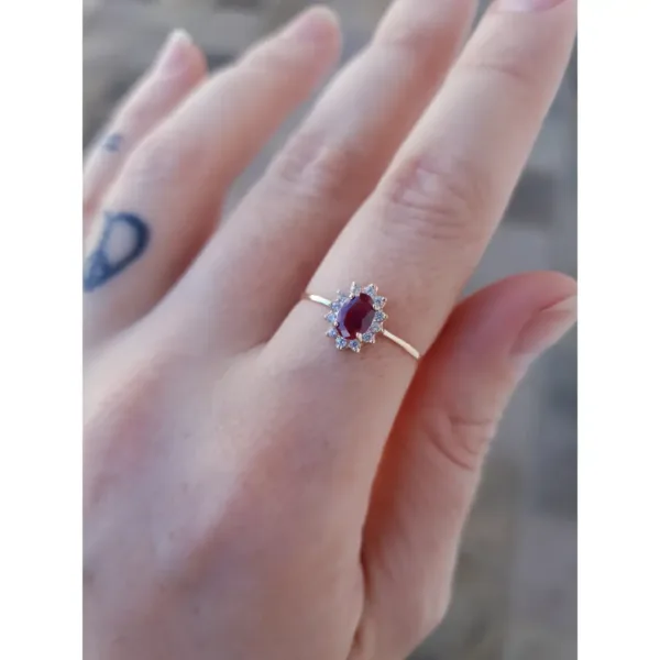 Anel de ouro Luiza CS510