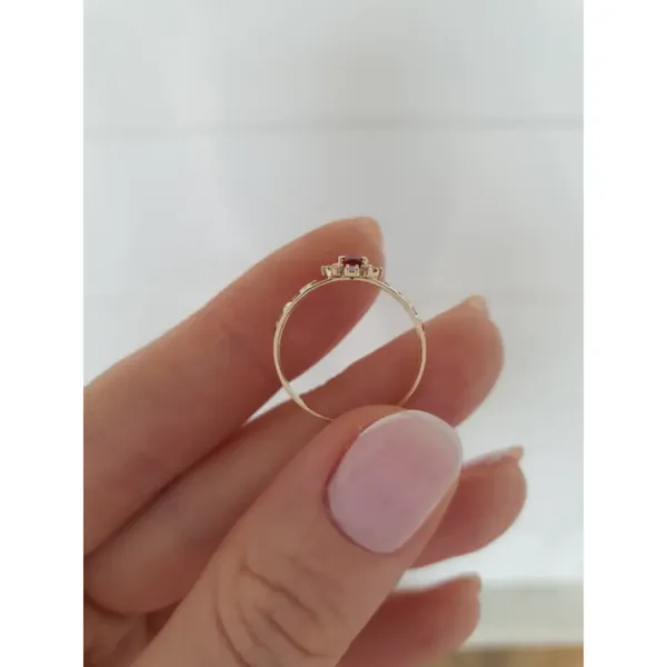 Anel de formatura C16 em ouro maciço