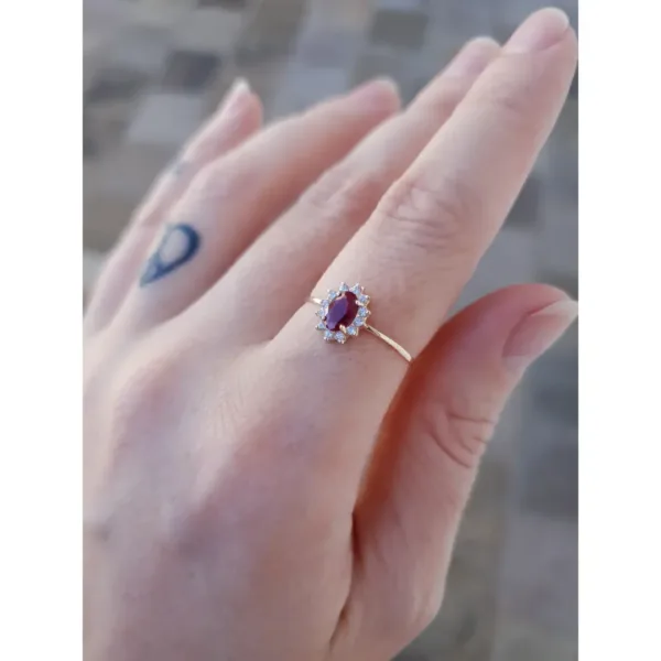 Anel de ouro Luiza CS510