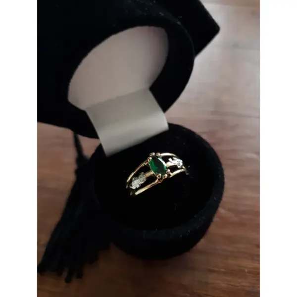 Anel no curso de Enfermagem em ouro maciço