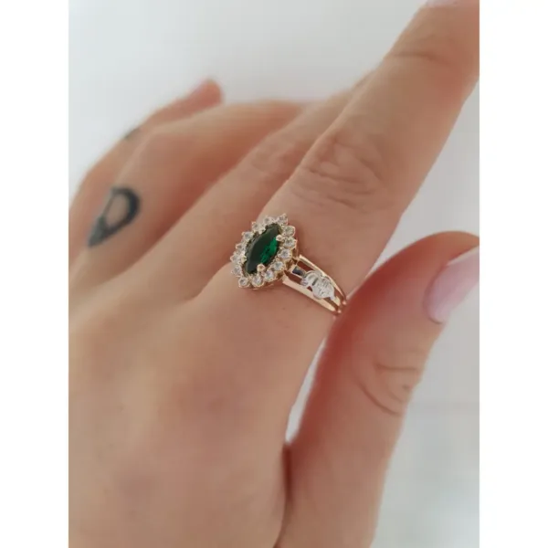 Anel C158 no curso de Educação Física em ouro maciço