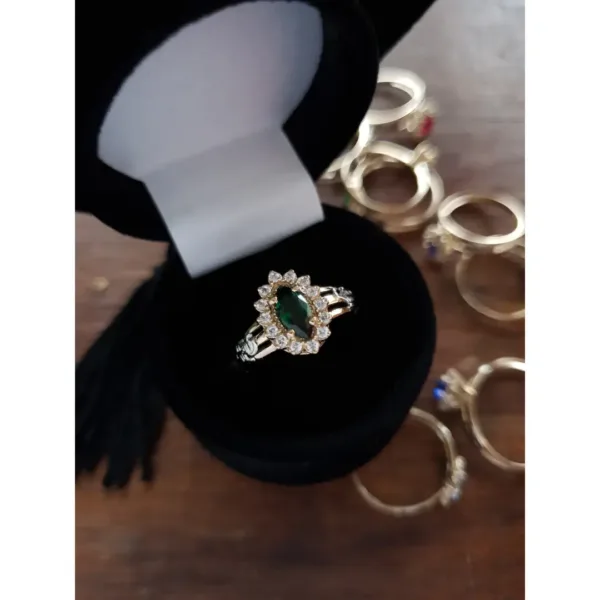 Anel C158 no curso de Educação Física em ouro maciço